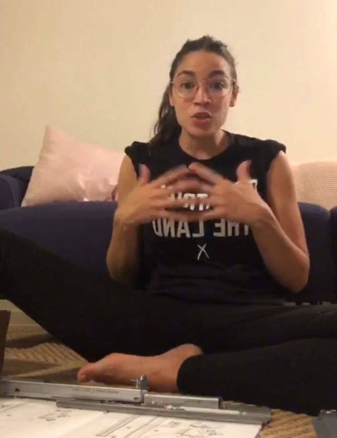 Alexandria Ocasio-Cortez's feet