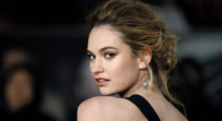 Lily James Shoe Size and Body Measurements